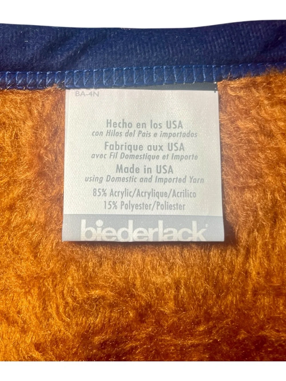 Vintage Biederlack Throw Blanket – Southwestern Geometric Pattern - Made in USA